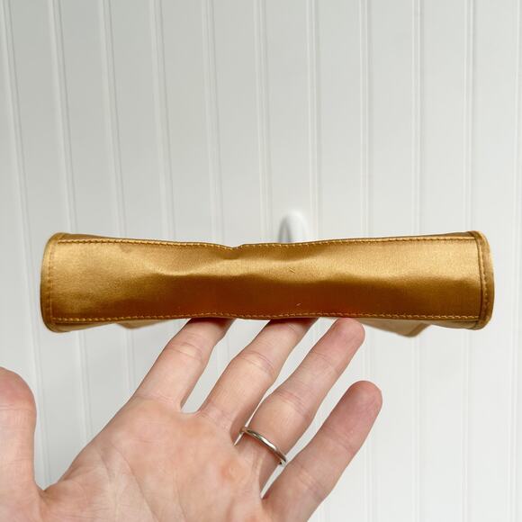 Gucci Jackie 1961 Gold Camel Silk Mini Hobo Shoulder Bag Vintage Evening Handbag - Picture 9 of 9